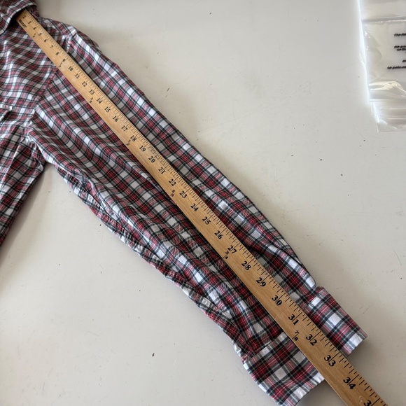 Brooks Brothers Regent Holiday Tartan Plaid Logo Pocket Button Down Shirt Men XL - Picture 6 of 7